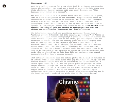 notes screenshot
