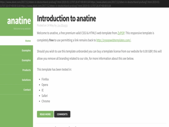index screenshot