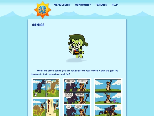 community/comics screenshot