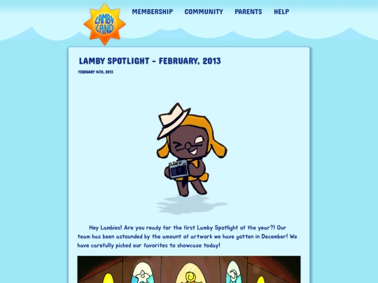 community/lamby_spotlight_0213 screenshot