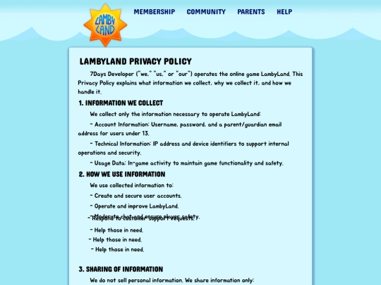 privacy_policy screenshot