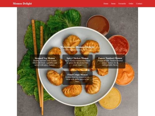 momos restaurant  screenshot
