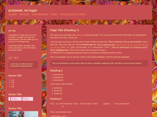 index screenshot
