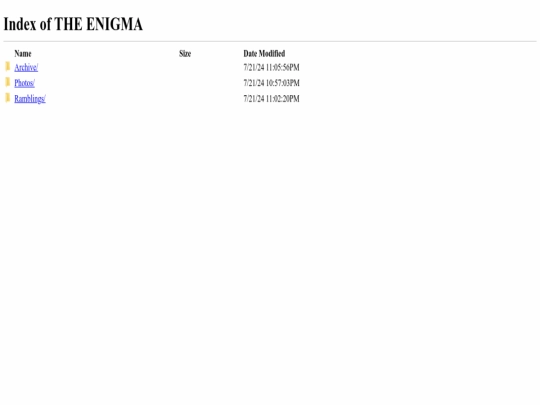index screenshot