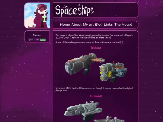 Blog/Spaceships screenshot