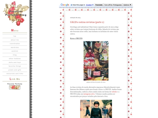 blog screenshot