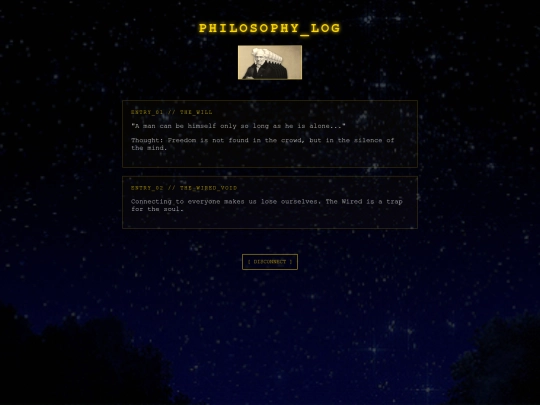 philosophy screenshot