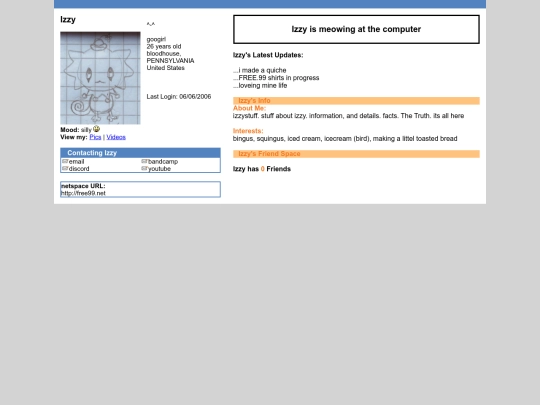 myspace screenshot