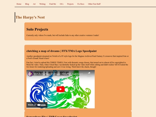 projects screenshot