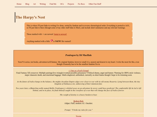 writing screenshot