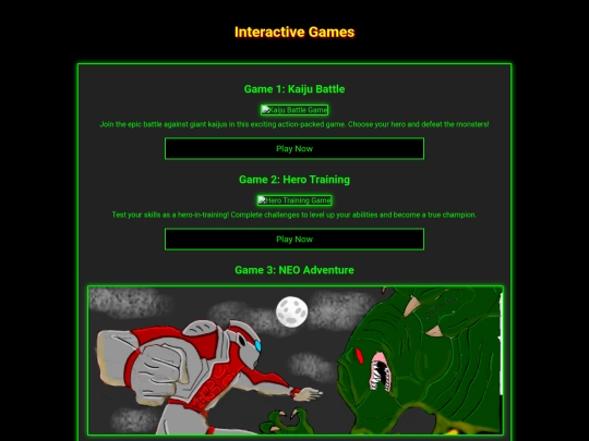games screenshot