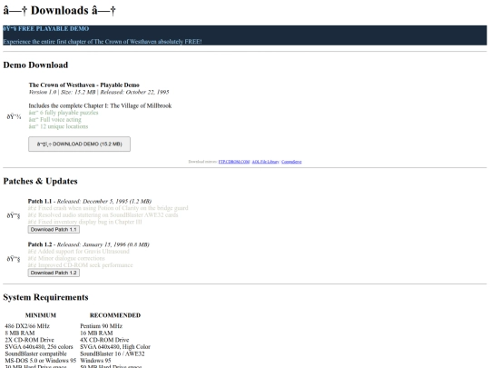 js/downloads screenshot