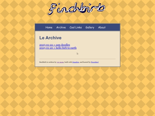 archive screenshot