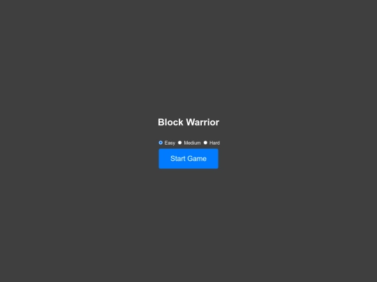 games/block-warrior screenshot