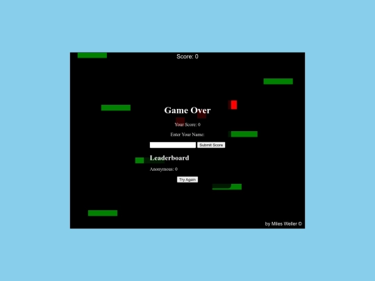 games/endless-platformer screenshot