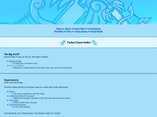 TWINEINDEX screenshot