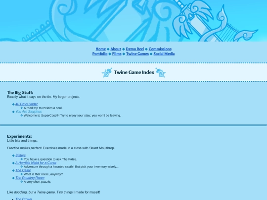 Twineindex screenshot