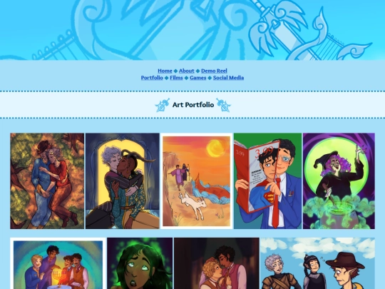 artportfolio screenshot