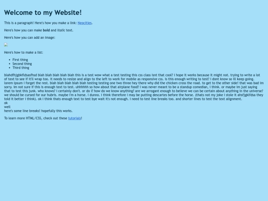 test screenshot