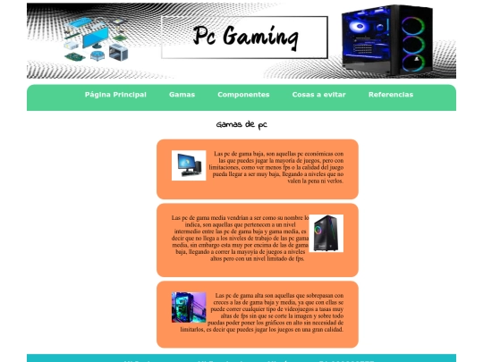 gamas screenshot