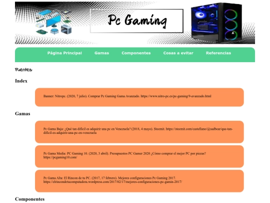 referencias screenshot