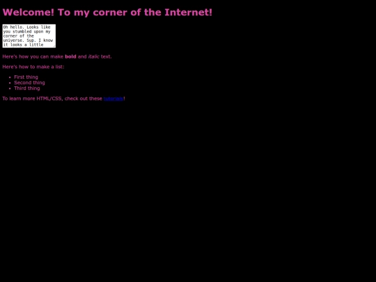index screenshot