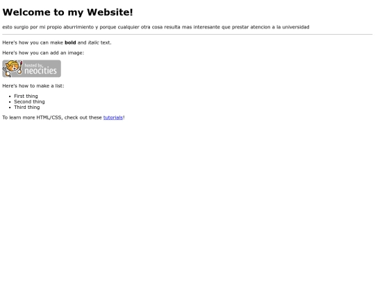 index screenshot