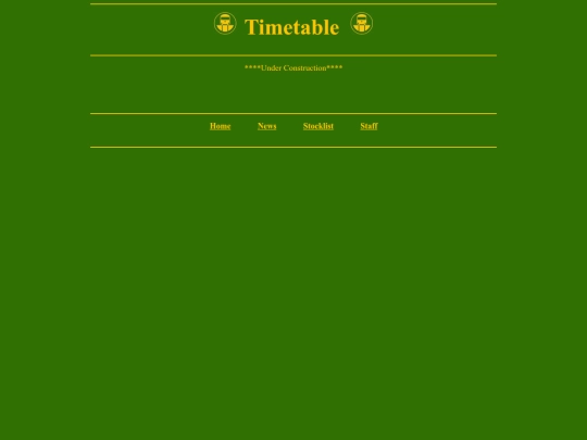 timetable screenshot