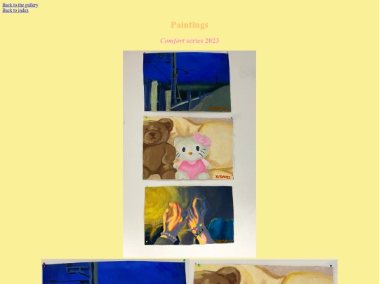 gallery/paintings screenshot