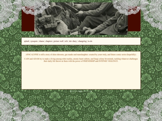 APOCALYPSE/home screenshot