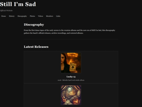discography screenshot