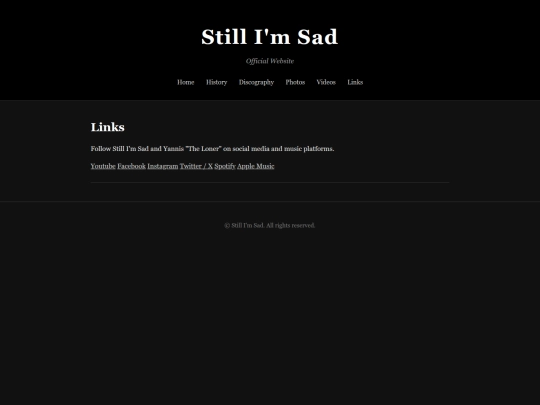 links screenshot