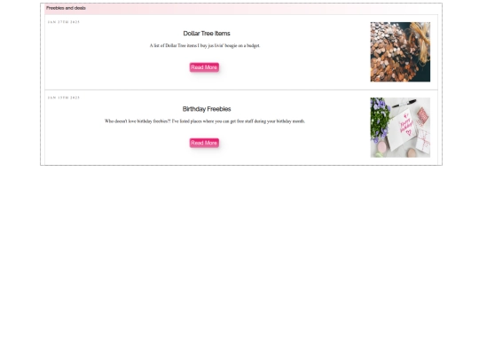 blog/all-free-and-deals screenshot