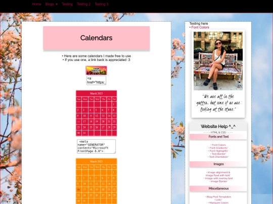 graphics/calendars screenshot
