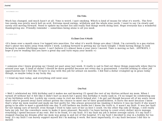 journal/2023 screenshot