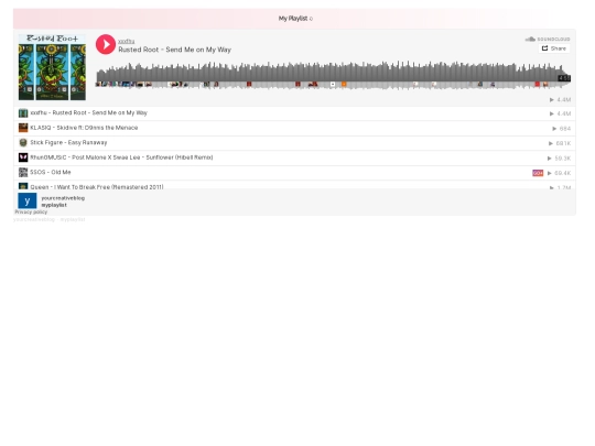 playlist screenshot