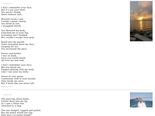 poetry/narrative screenshot