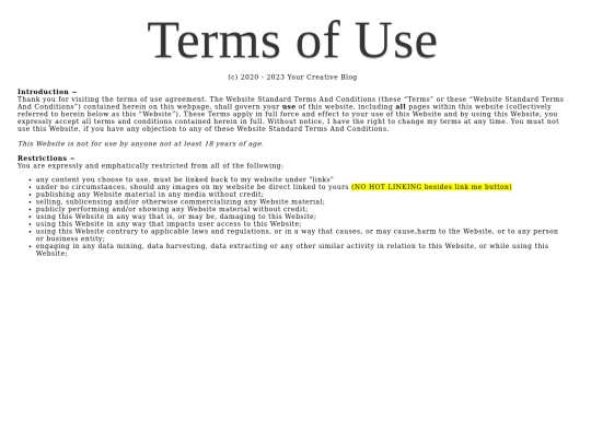 termsofuse screenshot