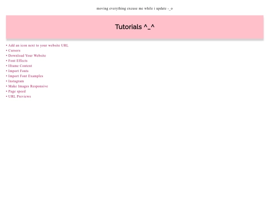 tut/all-tutorials screenshot