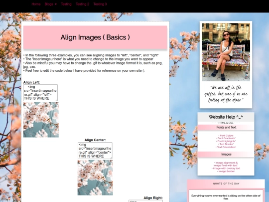 tut/html-css/alignimages screenshot