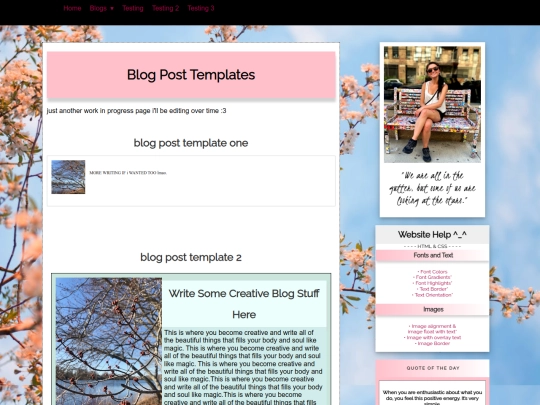 tut/html-css/blog-post-template screenshot