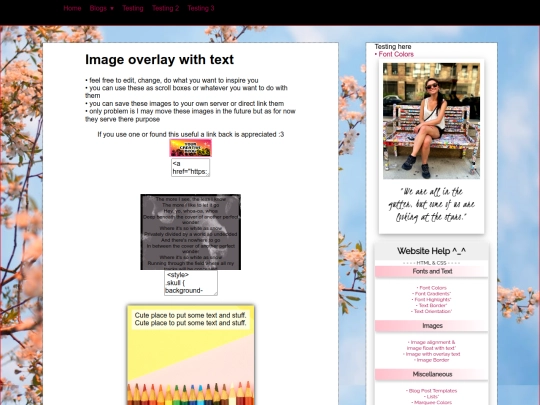 tut/html-css/image-text screenshot
