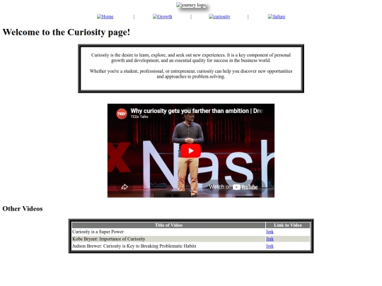 curiosity screenshot