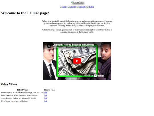 failure screenshot