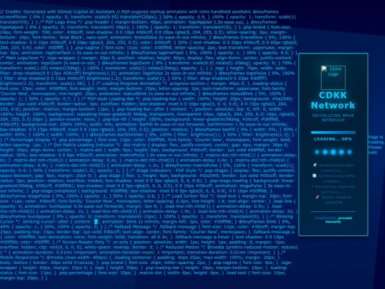 loading screenshot