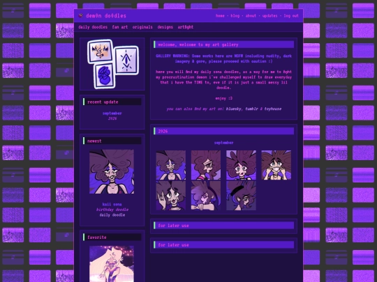 demons-den/gallery/daily-doodles screenshot