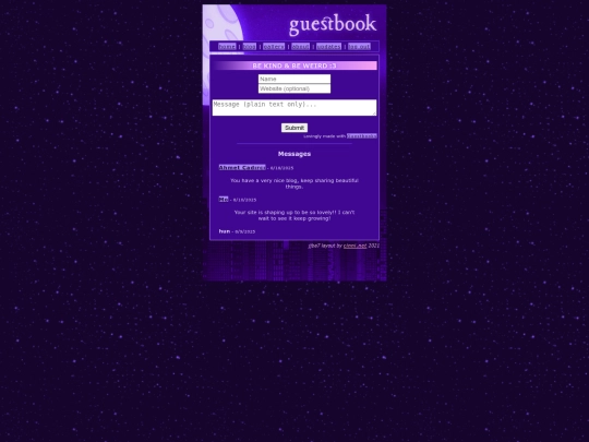 demons-den/guestbook screenshot