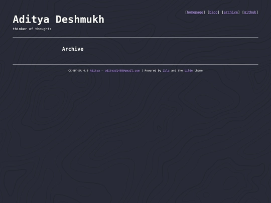 archive screenshot
