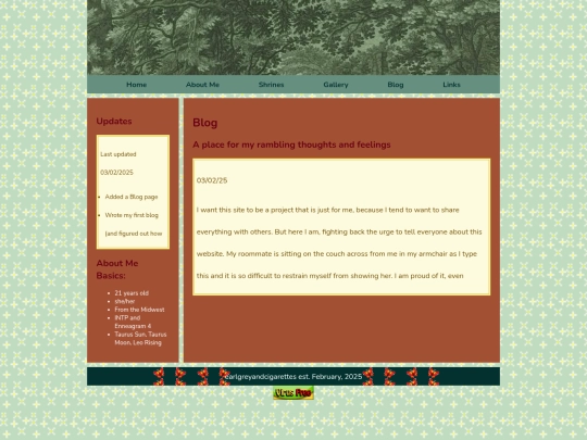 blog screenshot