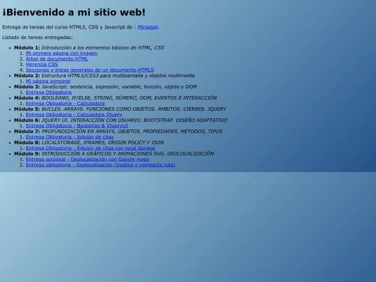 index screenshot